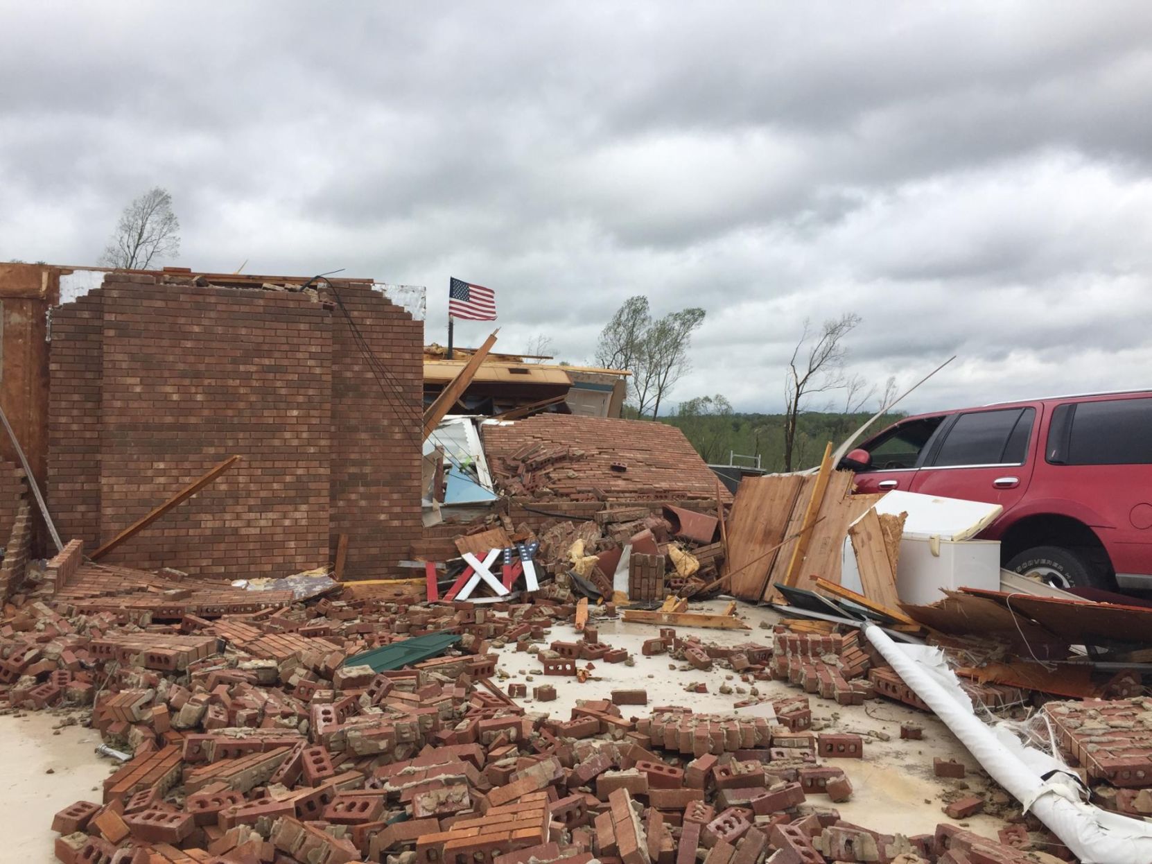 Tornado damage